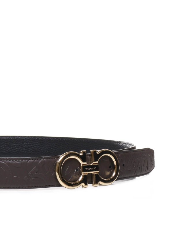 The Best Shops SALVATORE FERRAGAMO: belts - Belt with logo motif