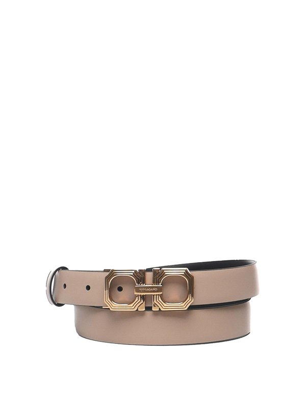 SALVATORE FERRAGAMO: Gürtel - Gürtel - Beige