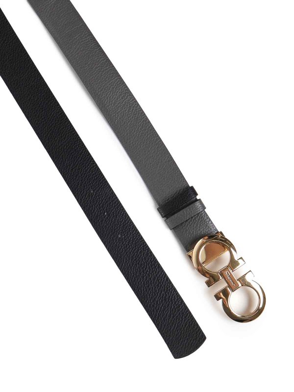 SALVATORE FERRAGAMO: belts online - Gancini leather belt