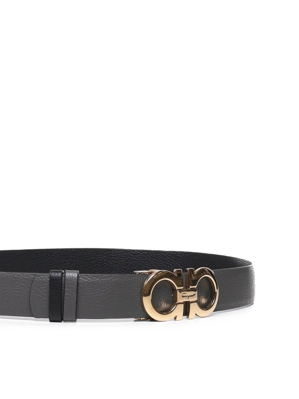 The Best Shops SALVATORE FERRAGAMO: belts - Gancini leather belt