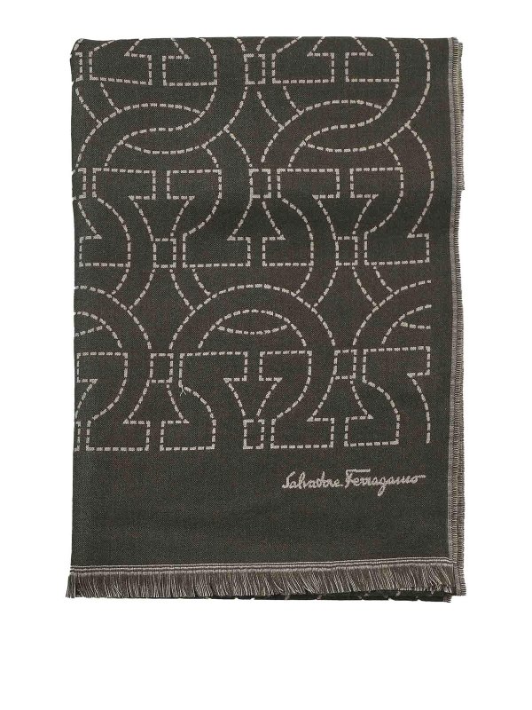SALVATORE FERRAGAMO: Schals - Schal - Grün