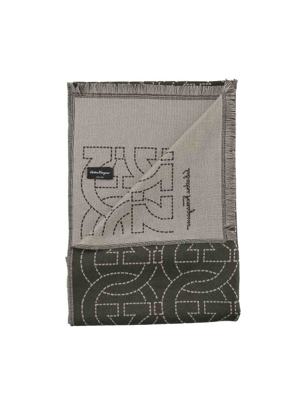 SALVATORE FERRAGAMO: Schals online - Schal - Grün
