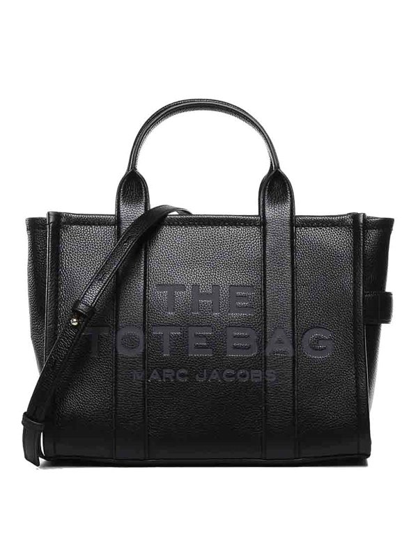 MARC JACOBS: cross body bags - Medium leather tote bag