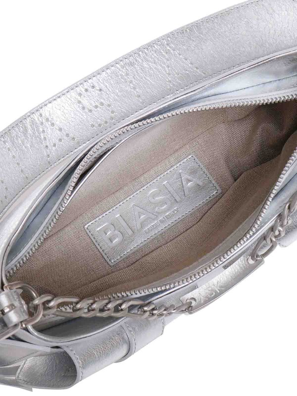 Bolsa Bandolera - Plata shop online: BIASIA