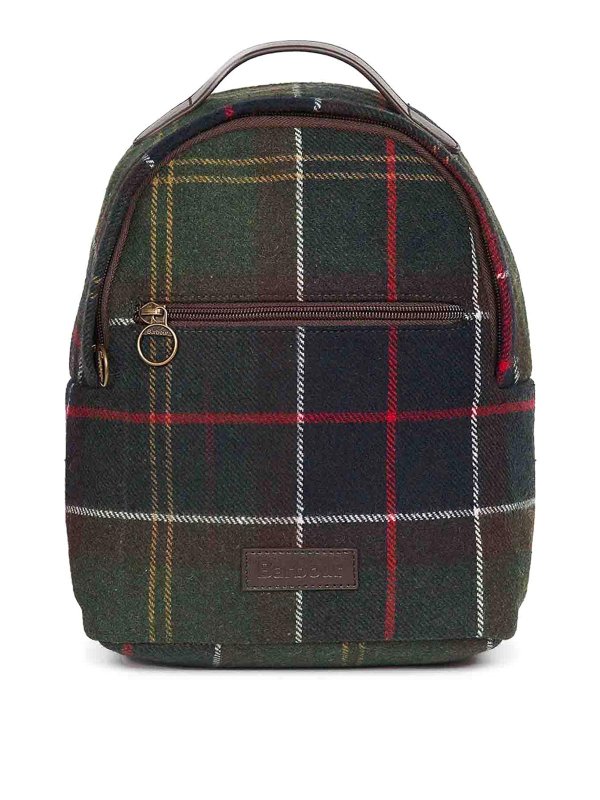 BARBOUR: backpacks - Caley tartan backpack