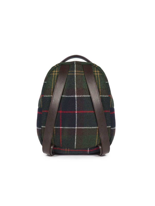 BARBOUR: backpacks online - Caley tartan backpack