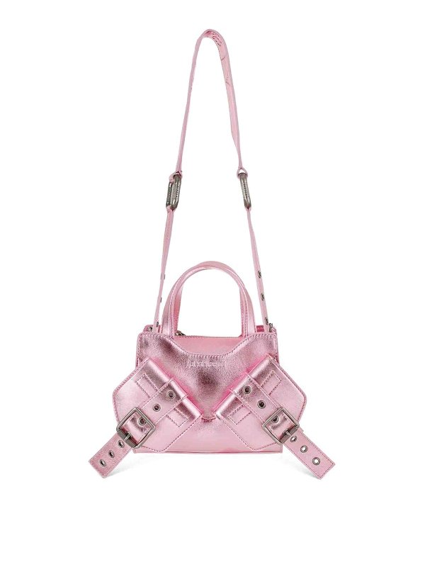 BIASIA: クロスボディバッグ - クロスボディバッグ - ヌードカラー