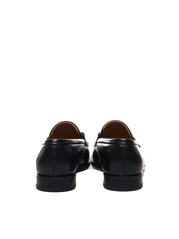 SALVATORE FERRAGAMO: Loafers & Slippers online - Leather loafers with gancini