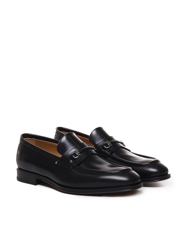 The Best Shops SALVATORE FERRAGAMO: Loafers & Slippers - Leather loafers with gancini