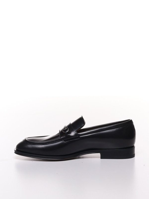 Leather loafers with gancini shop online: SALVATORE FERRAGAMO
