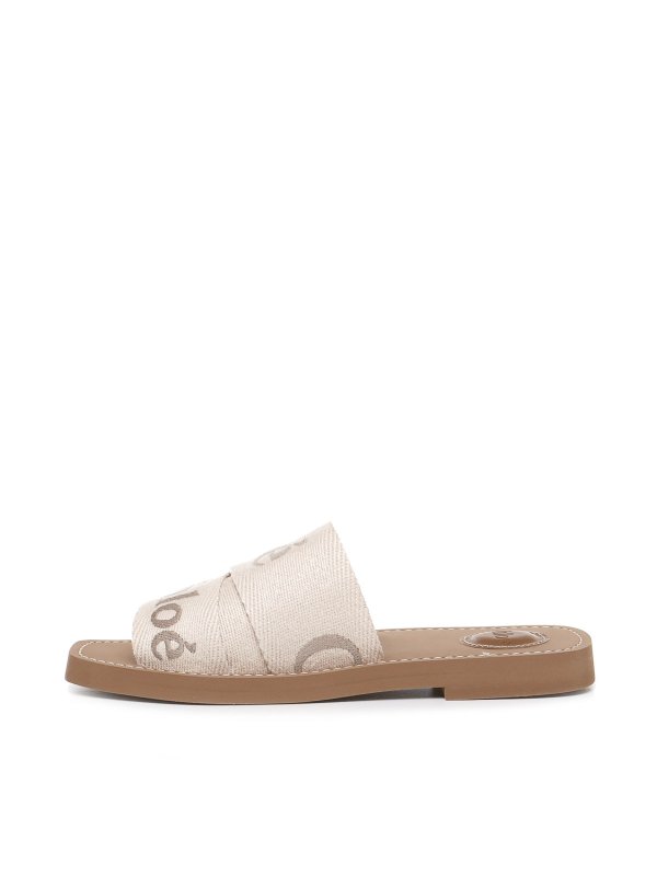 フラットシューズ - ベージュ shop online: CHLOE