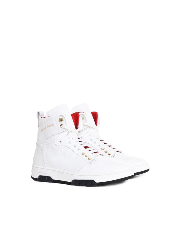 Baskets - Blanc shop online: GIULIANO GALIANO