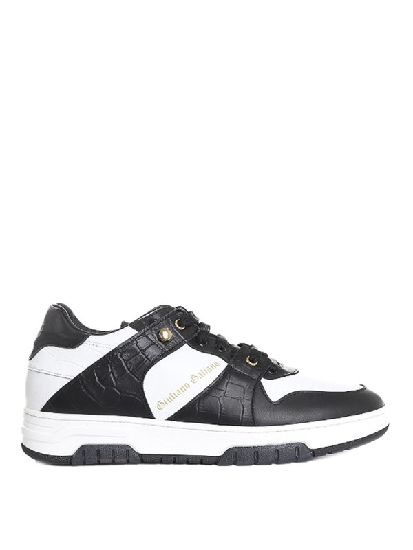 GIULIANO GALIANO: trainers - Legend low-top leather  sneakers