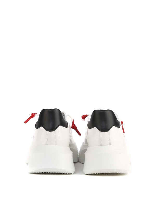 The Best Shops GIULIANO GALIANO: trainers - Crocodile print sneakers