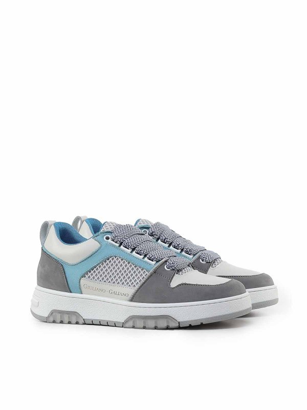 The Best Shops GIULIANO GALIANO: trainers - Vyper sneakers in mesh and suede