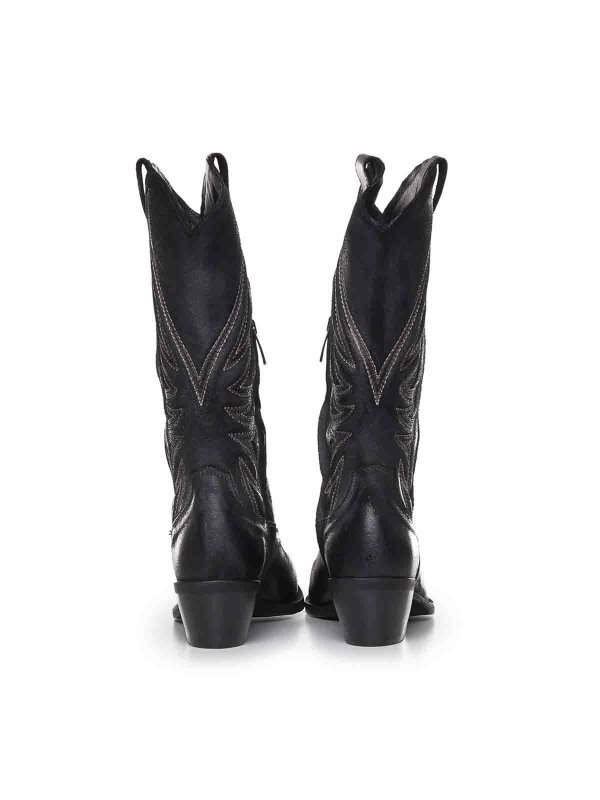 METISSE: boots online - Texan boots with embroidery
