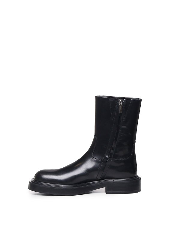 Calfskin boots shop online: SALVATORE FERRAGAMO
