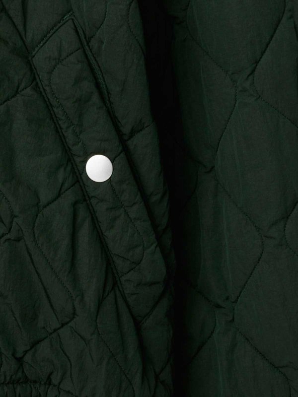 BURBERRY: Chaquetas Bomber online - Chaqueta Bomber - Verde Oscuro