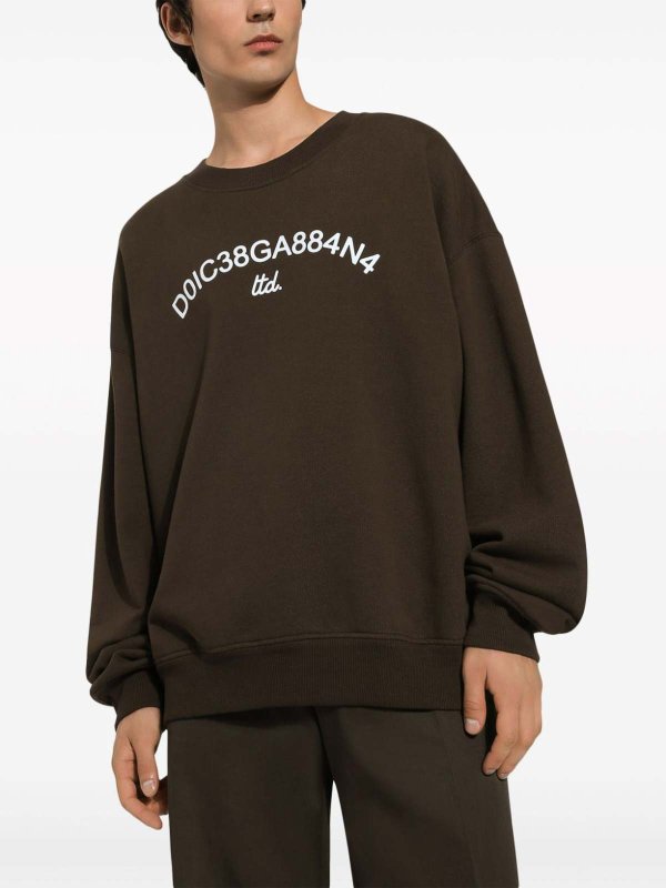 The Best Shops DOLCE & GABBANA: Felpe e maglie - Felpa marrone