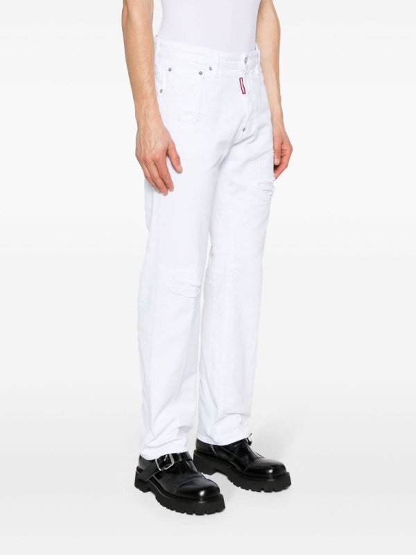 DSQUARED2: Straight Leg Jeans online - Straight Leg Jeans - Weiß