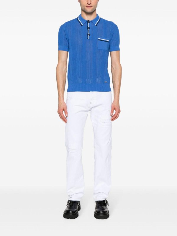 Straight Leg Jeans - Weiß shop online: DSQUARED2