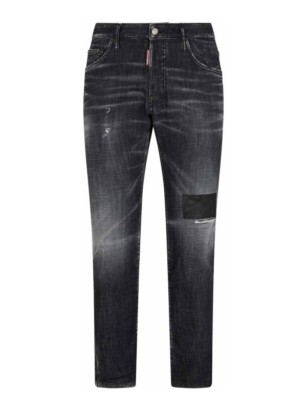 DSQUARED2: straight leg jeans - Jeans