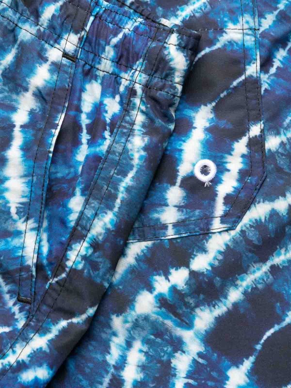 The Best Shops Marcelo Burlon County Of Milan: Badeanzüge und Badehosen - Badehose - Blau