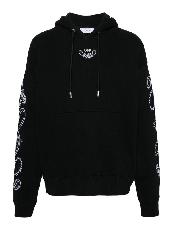 OFF-WHITE: スウェット＆セーター - スウェットシャツ/セーター - 黒