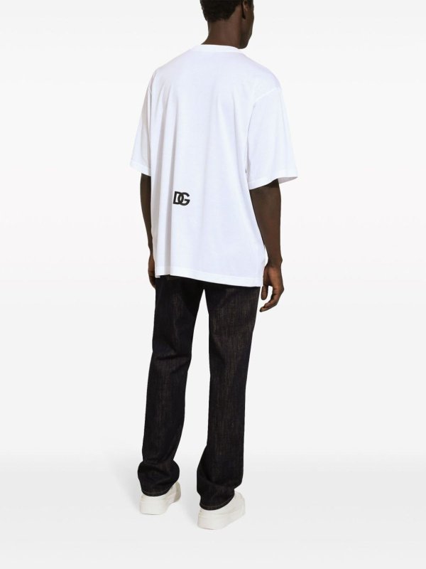 DOLCE & GABBANA: straight leg jeans online - Black jeans