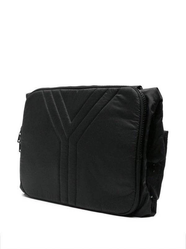 Y-3: cross body bags online - Bag black