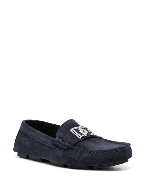 DOLCE & GABBANA: Loafers & Slippers online - Blue loafers