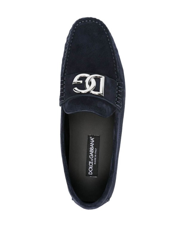 Blue loafers shop online: DOLCE & GABBANA