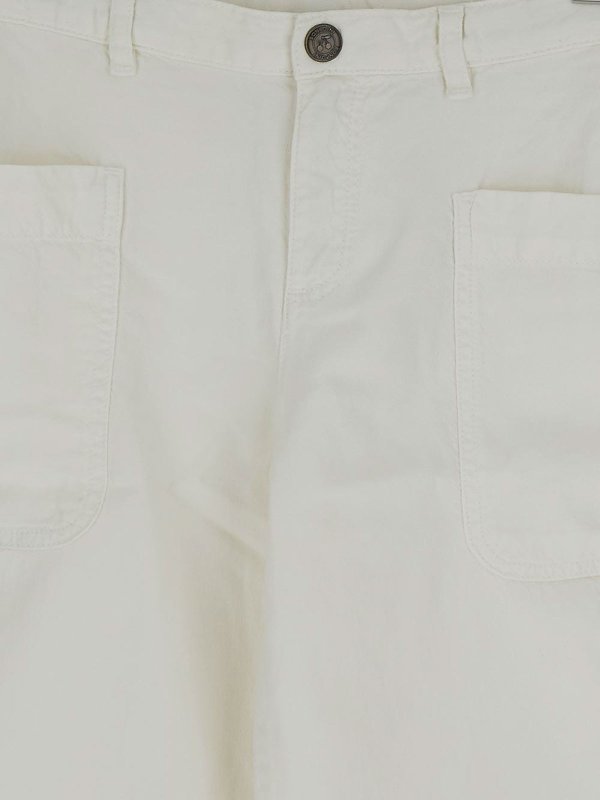 The Best Shops Bonpoint: casual trousers - white trousers with side pockets