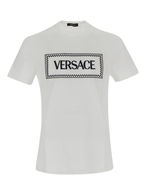 VERSACE: T-shirts - T-Shirt - Weiß