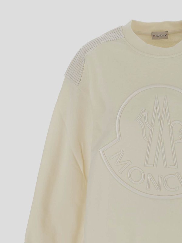 The Best Shops MONCLER: Sudaderas y suéteres - Sudadera - Blanco
