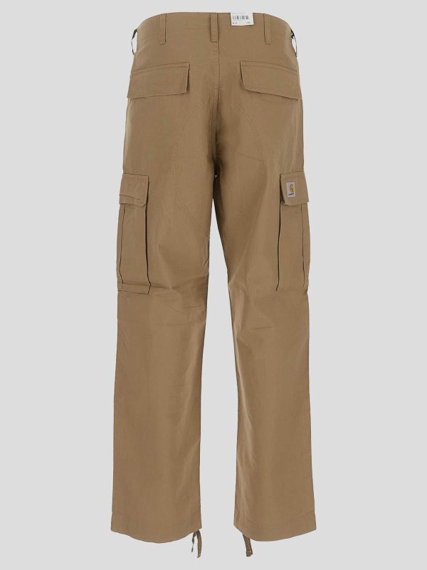 CARHARTT: casual trousers online - beige trousers with belt loops