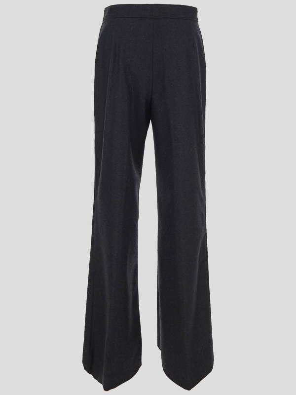 DRIES VAN NOTEN: pantaloni casual online - pantaloni antracite con gamba dritta