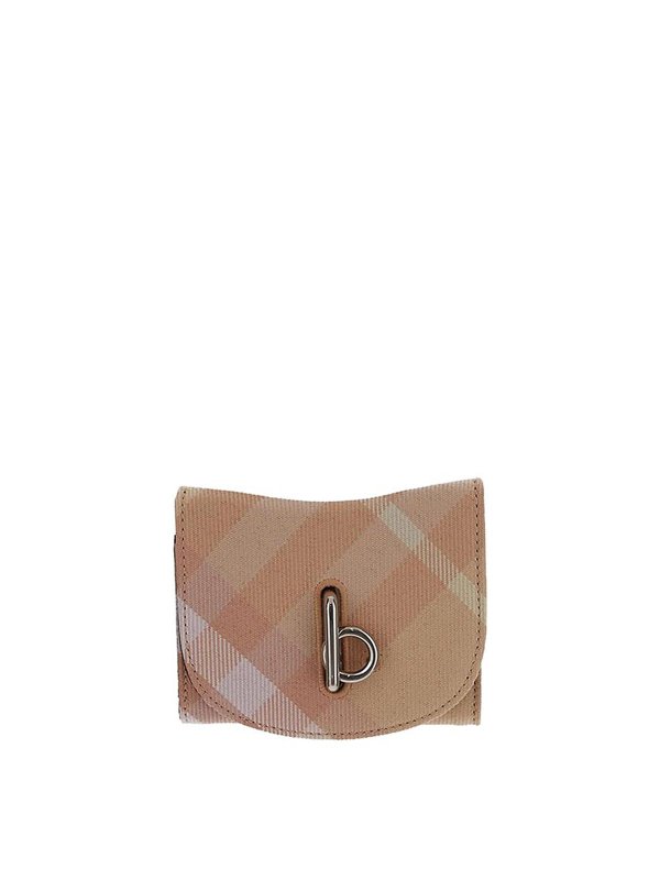 BURBERRY: wallets & purses - tri-fold wallet
