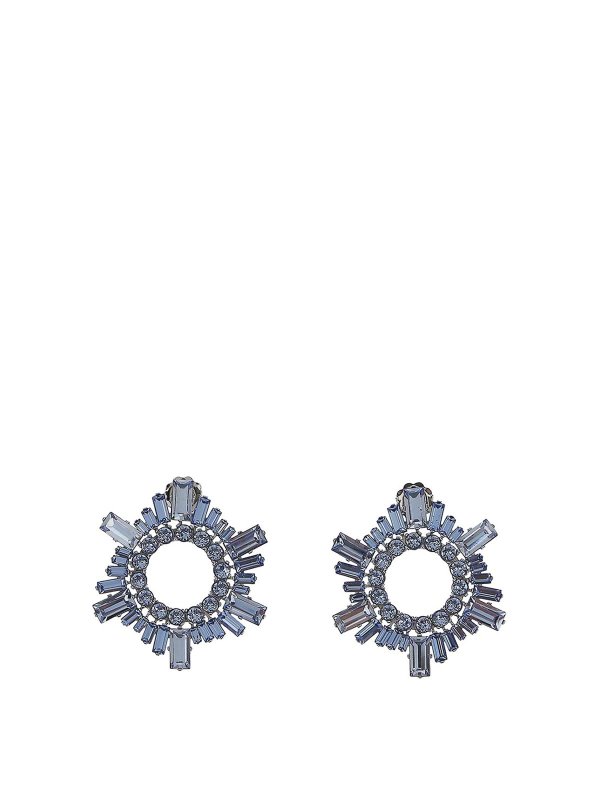 AMINA MUADDI: イヤリング - イヤリング - ブルー