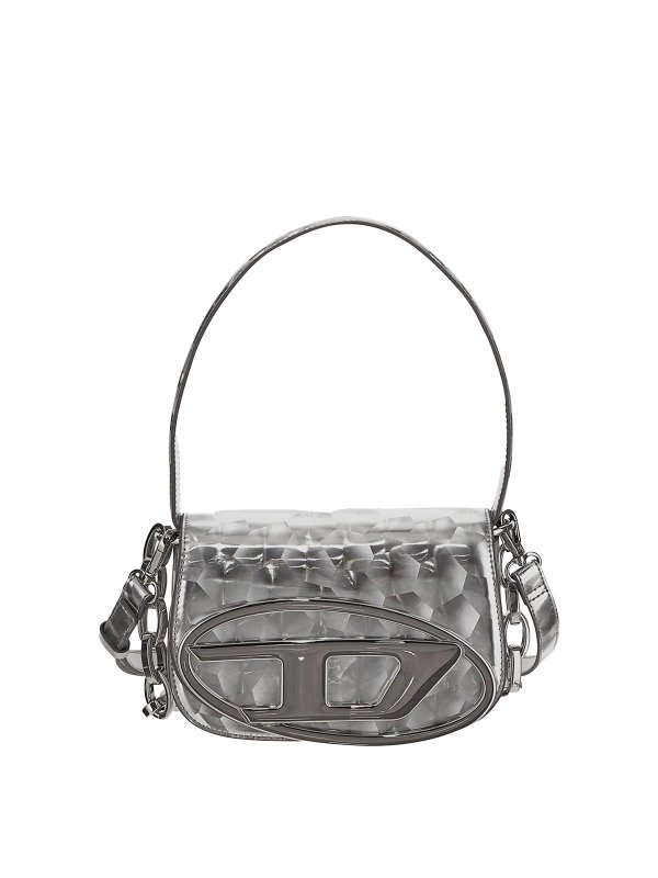 DIESEL: cross body bags - Mirror effect bag