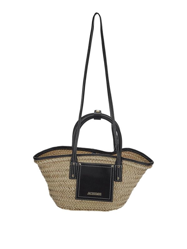 JACQUEMUS: Handtaschen - Shopper - Schwarz