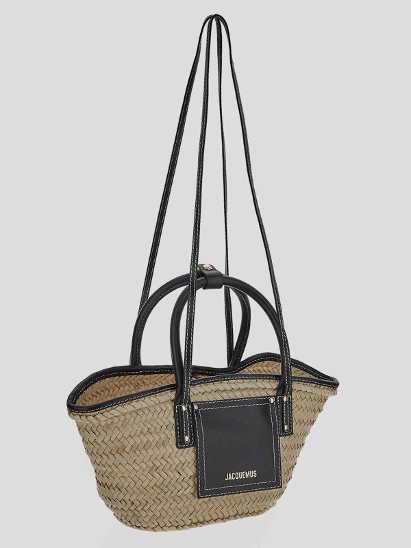 JACQUEMUS: Handtaschen online - Shopper - Schwarz