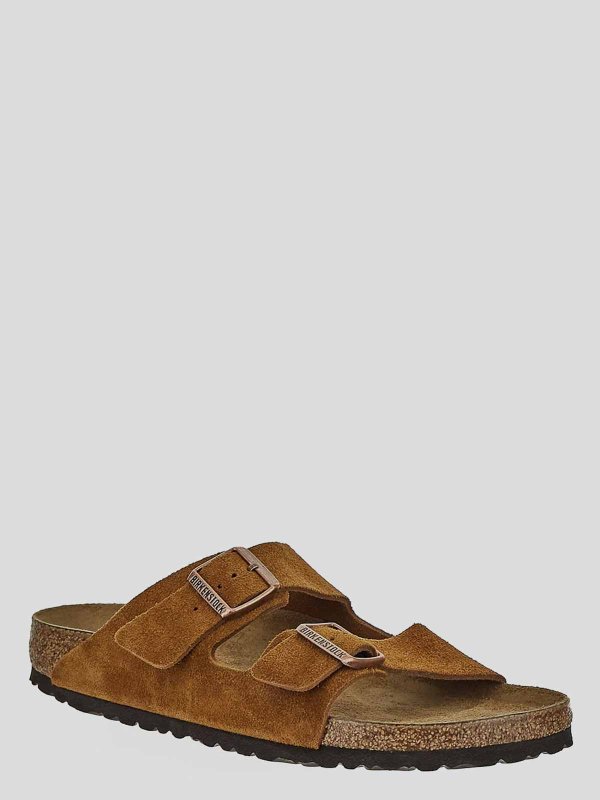 BIRKENSTOCK: sandals online - slippers in mink