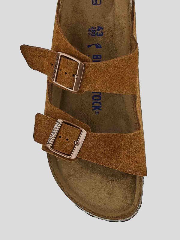 slippers in mink shop online: BIRKENSTOCK