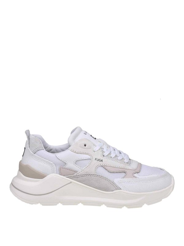 D.A.T.E.: Chaussures de sport - Baskets - Blanc