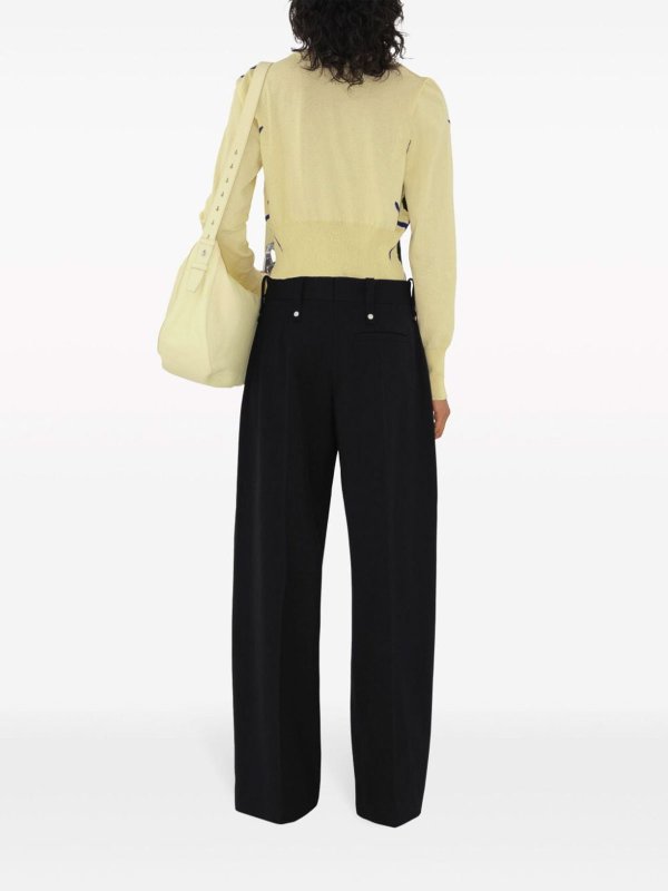 The Best Shops BURBERRY: Suéteres con cuello pico - Suéter Cuello Redondo - Argyle