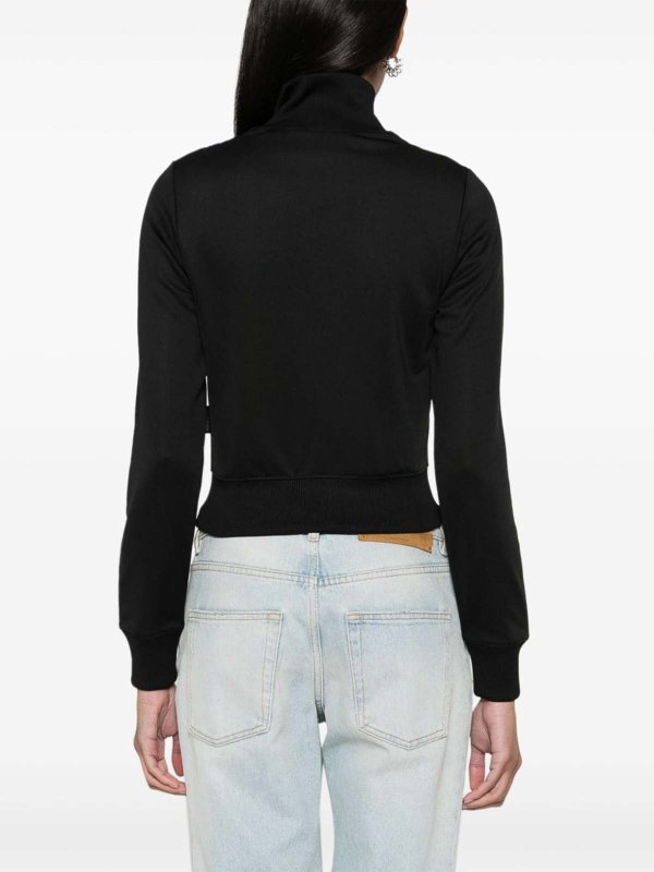 Logo-Patch Zip-Up Sweatshirt shop online: Courreges