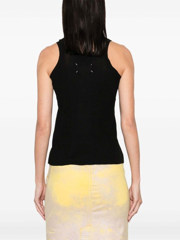 The Best Shops Maison Margiela: Tops y camisetas sin mangas - Top - Negro