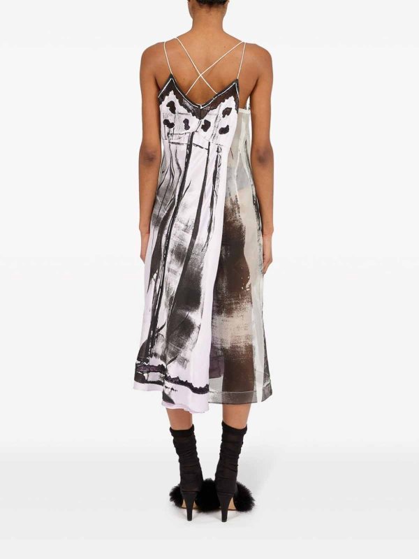 The Best Shops Maison Margiela: Robe longueur genou - Robe Au Genou - Gris