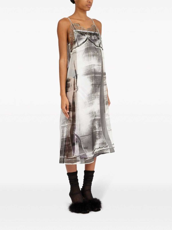 Robe Au Genou - Gris shop online: Maison Margiela